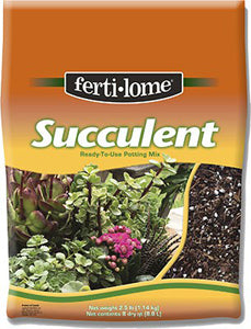 Succulent Mix - Ideally Formulated for Growing Beautiful Succulents & Cacti - 8 qt. bag