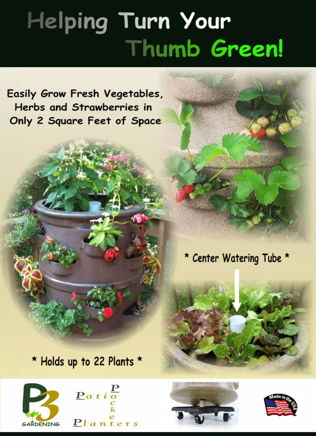 Vegetable Garden Planter Package - (Custom planter, horticultural charcoal, worm castings & organic tomato & vegetable food)