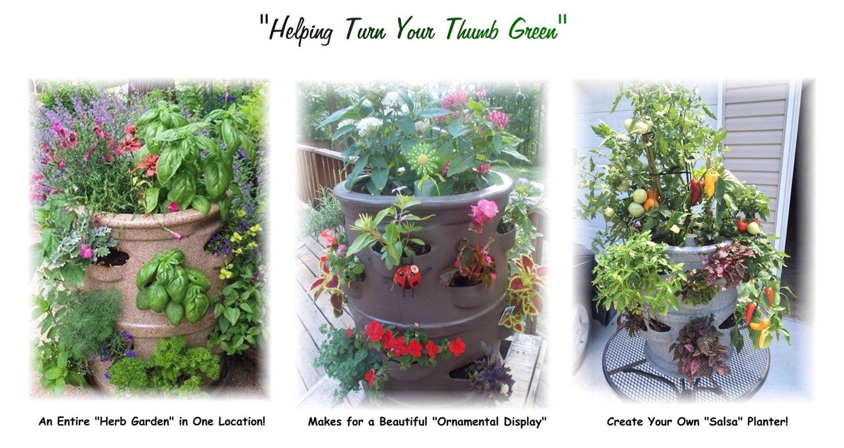 Pocket Planters With Center Watering Tube
