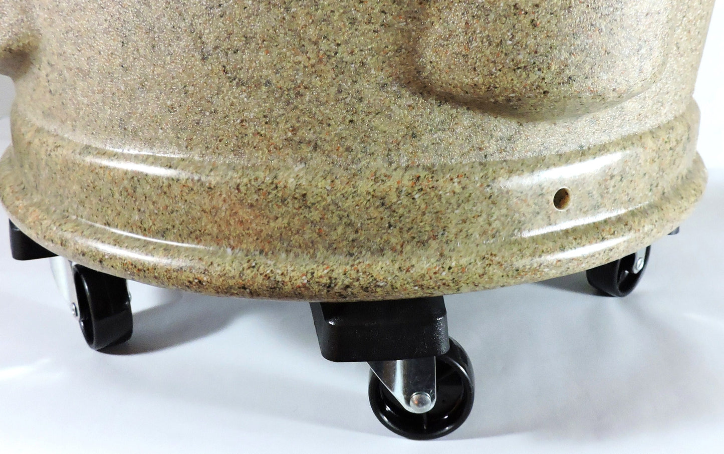 Maceta de jardín de hierbas personalizada con tubo de riego central y carrito con ruedas de 5 pulgadas