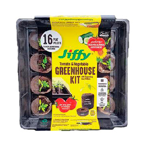 Salad Greens Starter Bundle  -  (Custom planter & 16 Pack Seed Starter Tray)