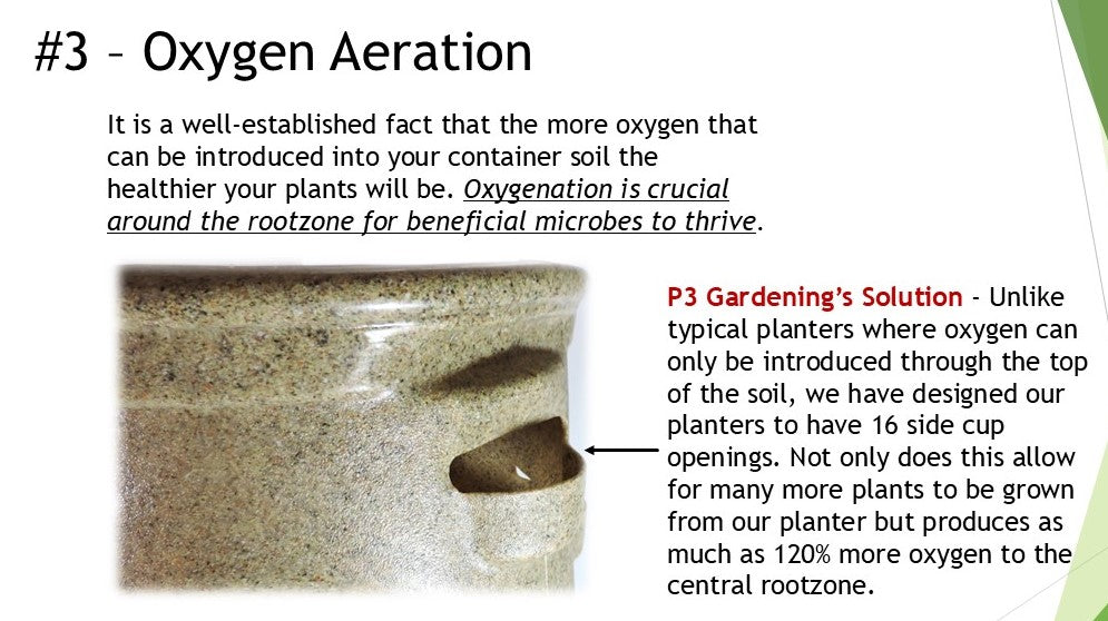 Maceta de jardín de hierbas personalizada con tubo de riego central y carrito con ruedas de 5 pulgadas
